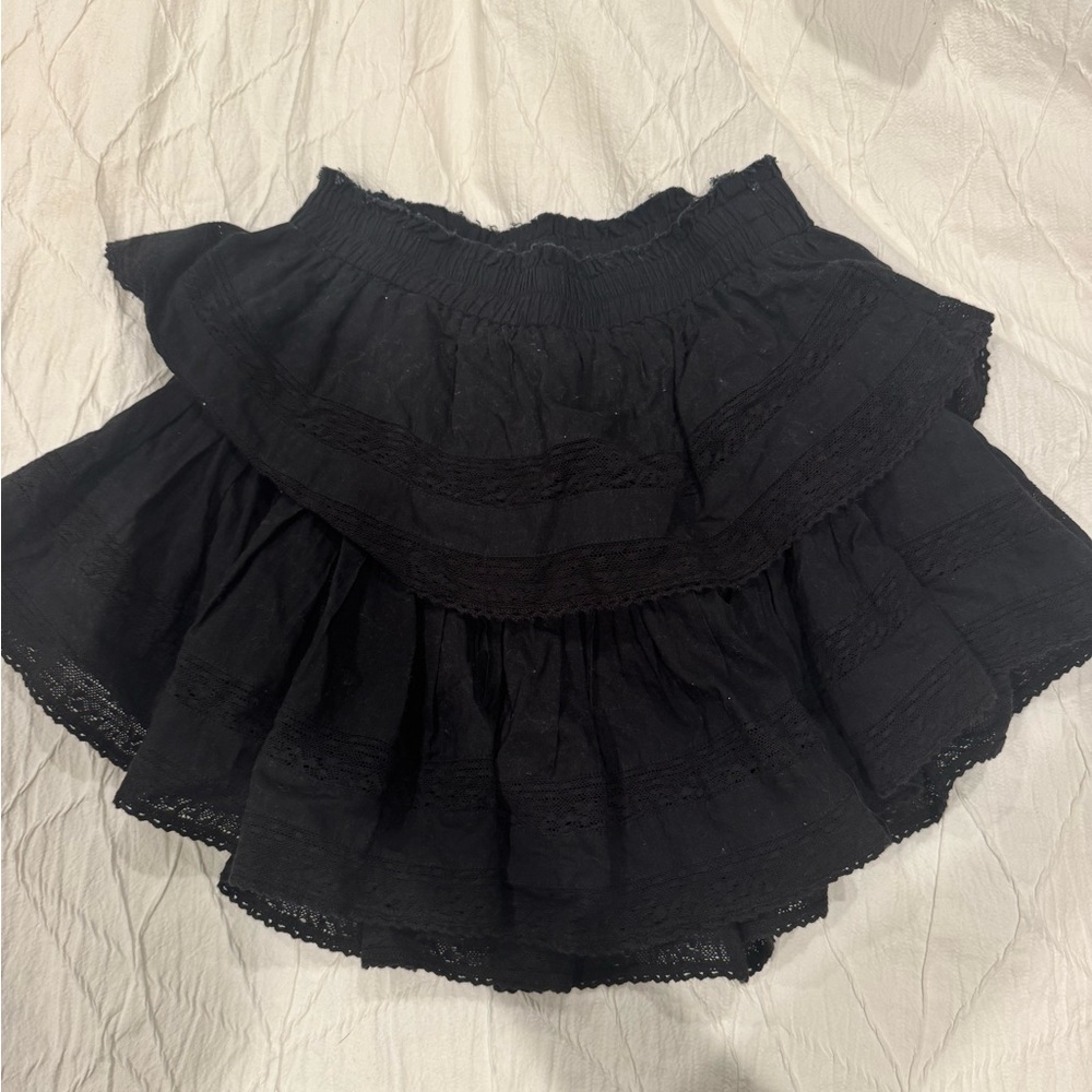 Black Loveshackfancy Skirt